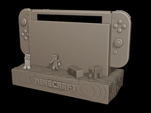 MINECRAFT DOCK NINTENDO SWITCH 3D Print Model
