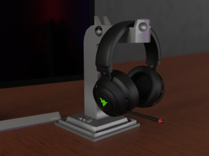 DOG EARPHONE HOLDER 3D Принт Модель