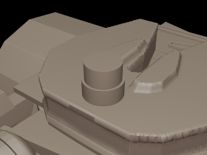 TRUCK WITH TRAILER AND FUNCTIONAL WHEELS 3D Print Model