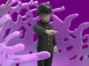 FIGURA DE SHIGEO KAGEYAMA - MOB DEL ANIME MOB PSYCHO 100 Modèles 3D en vedette