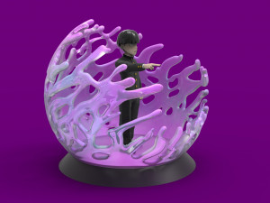 FIGURA DE SHIGEO KAGEYAMA - MOB DEL ANIME MOB PSYCHO 100 Modèles 3D en vedette