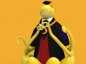 FIGURA DE KOROSENSEI DEL ANIME ASSASSINATION CLASSROOM - ANSATSU KYOUSHITSU 3D 프린트 모델