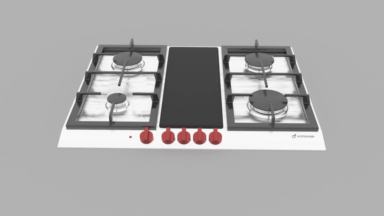 Stove 3D Model .c4d .max .obj .3ds .fbx .stl .blend 