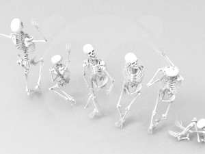 Skeleton Pose 3Dモデル