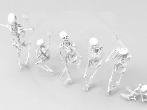Skeleton Pose 3D Model