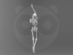 Skeleton Pose 3Dモデル