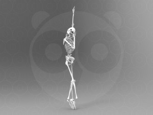Skeleton Pose 3Dモデル
