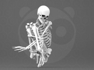 Skeleton Pose 3Dモデル