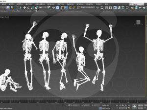 Skeleton Pose 3Dモデル