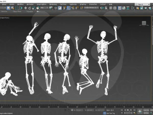 Skeleton Pose 3D Model