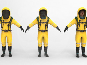 Hazmat suit 3Dモデル