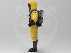 Hazmat suit 3Dモデル