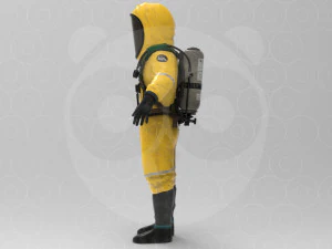Hazmat suit 3D Model