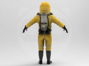 Hazmat suit 3D Model