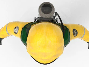 Hazmat suit 3D Model