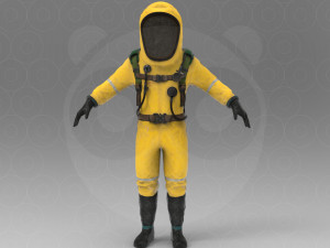 Hazmat suit 3Dモデル