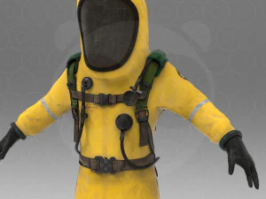 Hazmat suit 3D Model
