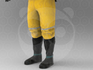 Hazmat suit 3Dモデル