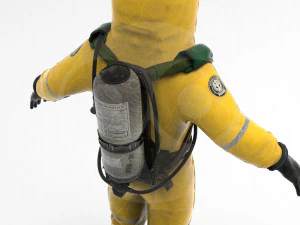 Hazmat suit 3D Model