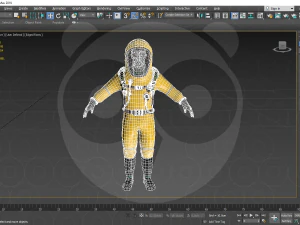 Hazmat suit 3D Model