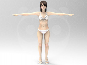 Bikini Girl Modelo 3D