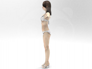 Bikini Girl Modelo 3D