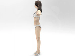 Bikini Girl 3D Model
