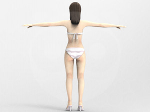 Bikini Girl Modelo 3D