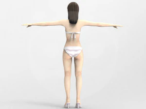 Bikini Girl 3D Model