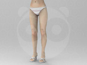 Bikini Girl 3D Model