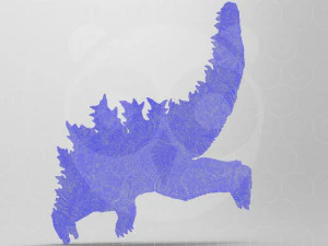 Godzilla - Print 3D Print Model