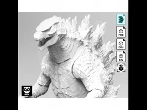 Godzilla - Print 3D Print Model