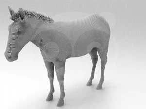 Zebra 3D Model