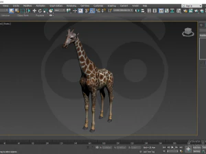 Giraffe - Rigged 3D Model