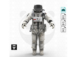 Astronaught suit - base mesh 3D Model