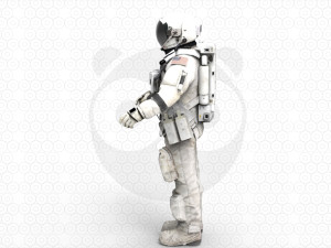 Astronaught suit - base mesh 3D-Modell