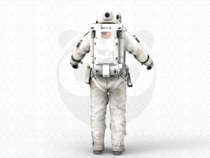Astronaught suit - base mesh 3D-Modell