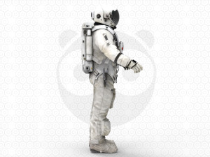 Astronaught suit - base mesh 3D-Modell