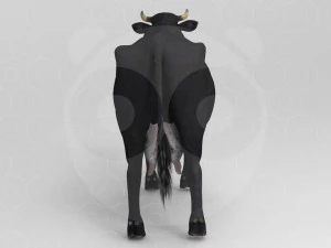 Vaca Negra Modelo 3D