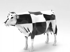 Vaca Negra Modelo 3D