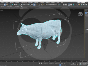 Black Cow 3Dモデル