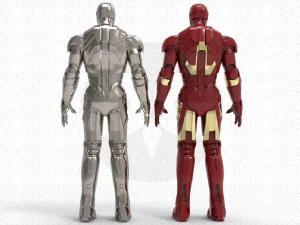 Iron Man - Base Mesh 3D Model