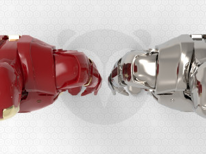 Iron Man - Base Mesh 3Dモデル