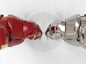 Iron Man - Base Mesh 3D Model