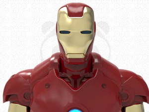 Iron Man - Base Mesh 3D Model