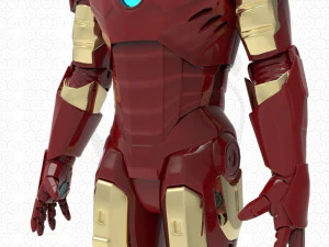 Iron Man - Base Mesh 3D Model