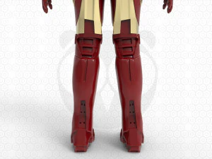Iron Man - Base Mesh 3D Model