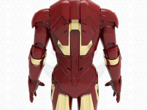 Iron Man - Base Mesh 3Dモデル
