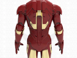 Iron Man - Base Mesh 3D Model