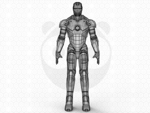 Iron Man - Base Mesh 3Dモデル